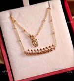 TOP Copy Cartier Clash de Cartier S925 Rose Gold Pendant Necklace